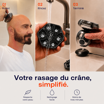 GlidePro 3.0™ - Conçu pour simplifier votre rasage du crâne