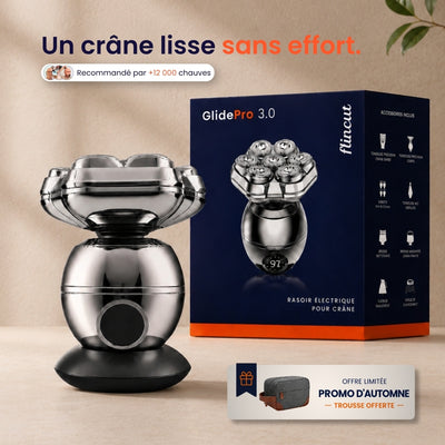 GlidePro 3.0™ - Conçu pour simplifier votre rasage du crâne