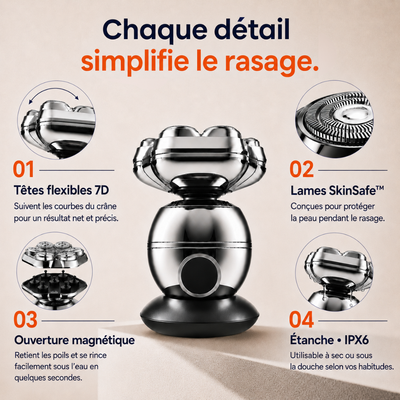 GlidePro 3.0™ - Conçu pour simplifier votre rasage du crâne
