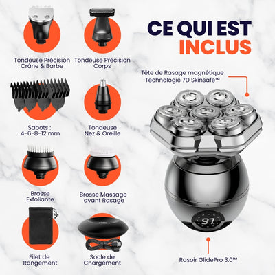Rasoir Crâne GlidePro 3.0™