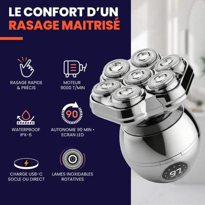 Rasoir Crâne GlidePro 3.0™